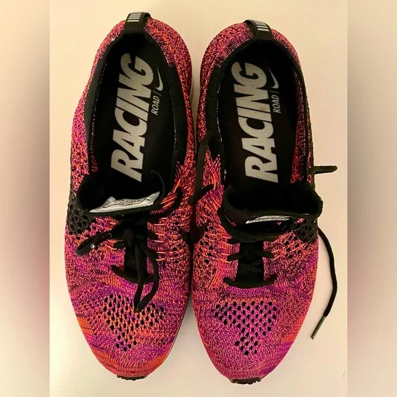 Nike | Shoes | Og Nike Flyknit Racer Acai Berry Rare Issue 